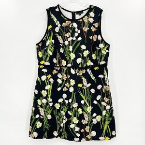 Victoria Beckham for Target Sleeveless English Floral Print Mini Dress 1X
